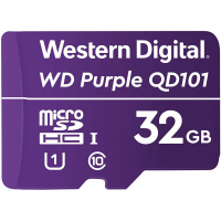 Western Digital SC QD101 Micro SD Card 32GB WD Purple Surveillance Camera WDD032G1P0C